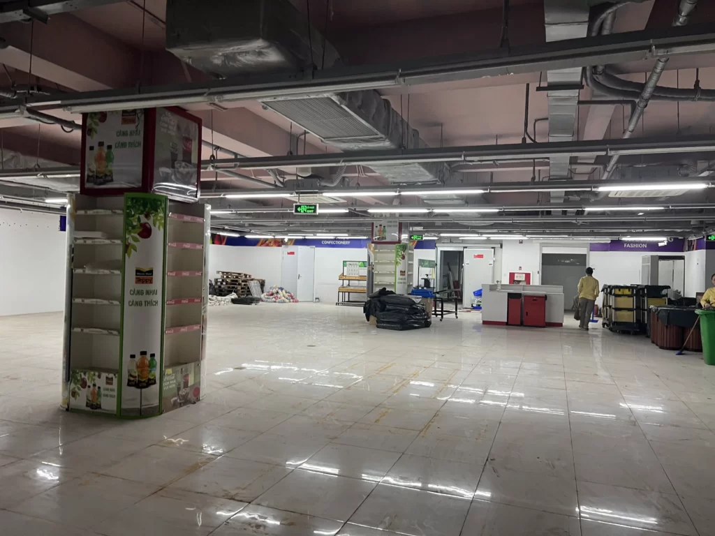 Mặt bằng thương mại tầng 2 tòa nhà Clubhouse Vinhomes Thăng Long
