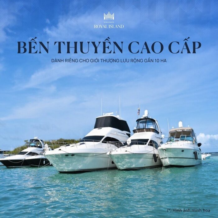Ảnh giới thiệu bến du thuyền tại Vinhomes Royal Island