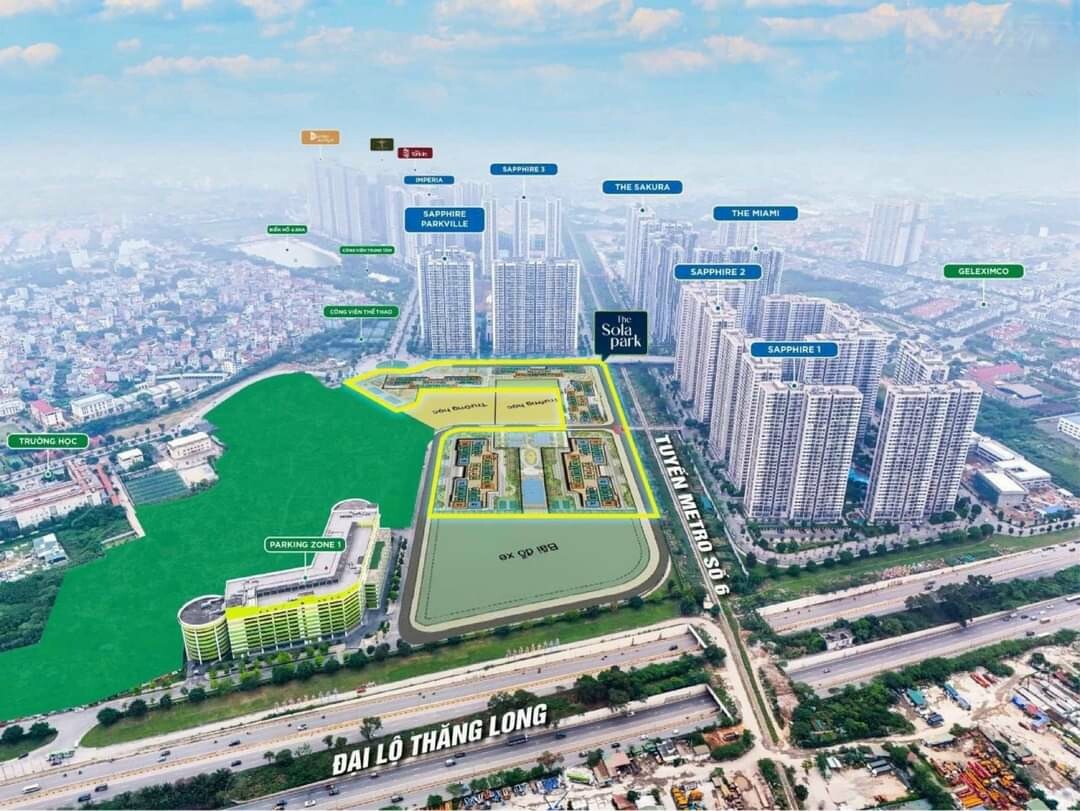 Vị Trí Vàng Imperia Sola Park nằm trong Vinhomes Smart City