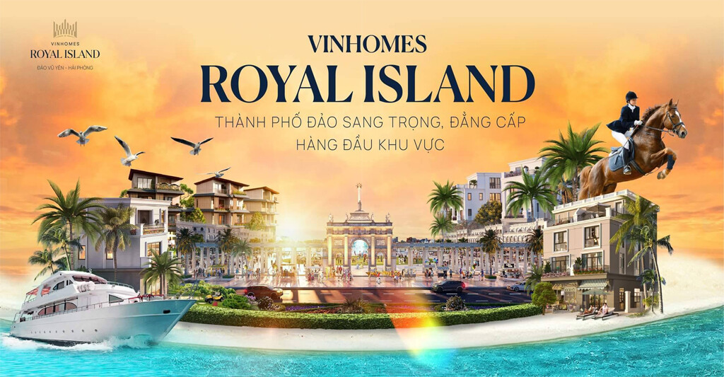 Phối cảnh biệt thự, shophouse thấp tầng tại Vinhomes Royal Island Vũ Yên