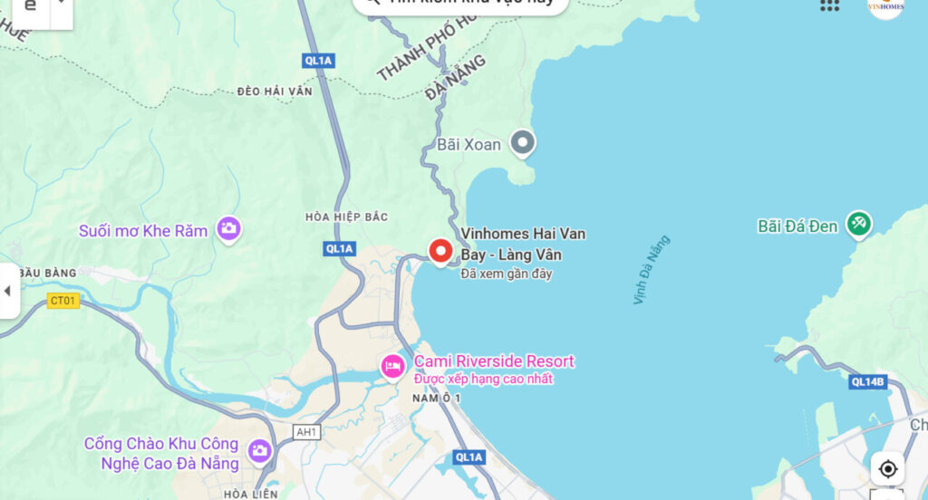 Vị trí dự án Vinhomes Hải Vân Bay Đà Nẵng (Vinhomes Làng Vân) Vinhomes-hai-van-bay-da-nang-vi-tri