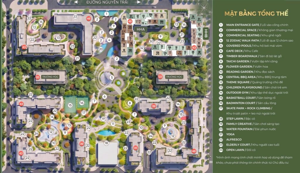 Hệ tiện ích nội khu Masteri Cao Xà Lá