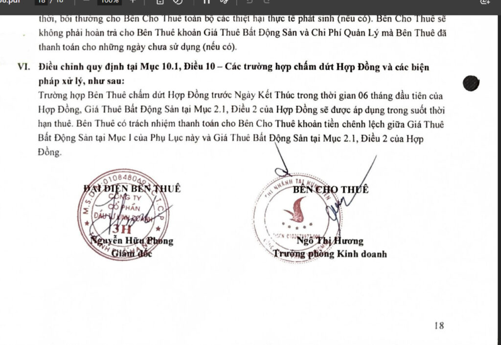 Hợp đồng thuê nhà Vinhomes Ocean Park 2, Vinhomes ký với công ty cổ phần đầu tư kinh doanh 3H (3Hland) Hợp đồng thuê nhà Vinhomes Ocean Park 2, Vinhomes ký với công ty cổ phần đầu tư kinh doanh 3H (3Hland)